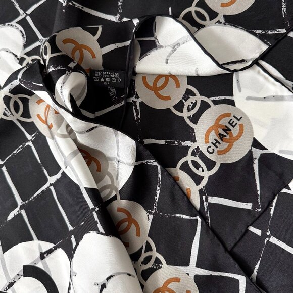 New Chanel Silk Scarf - Picture 10 of 16